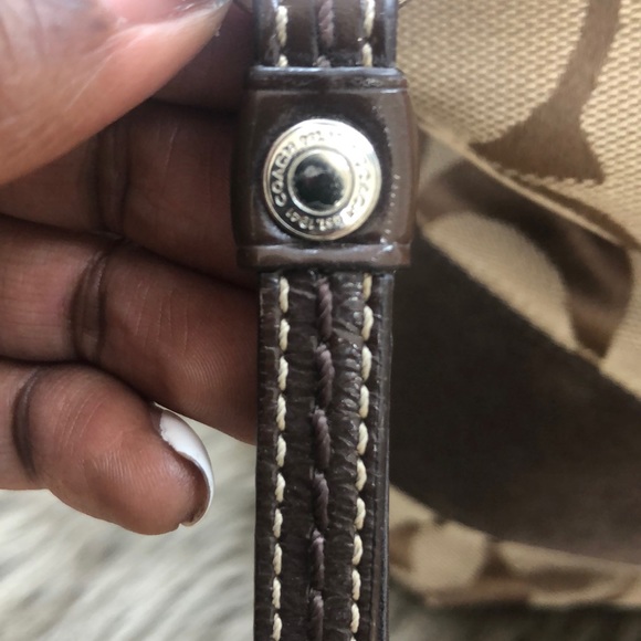 ✨AUTHENTIC COACH BROWN & TAN F13548 TOTE BAG  * - Picture 6 of 8